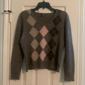 Apt. 9 Dark Gray Cashmere Sweater